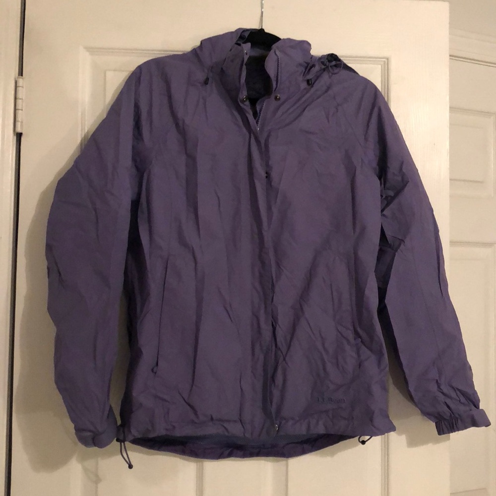 Purple L.L. Bean Rain Coat